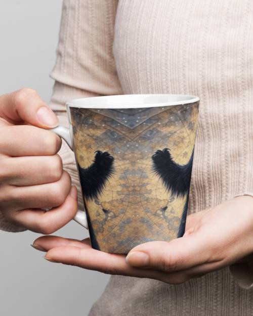 The Divine 9:1 Zaruu’el – The Flamekeeper™ – Latte mug